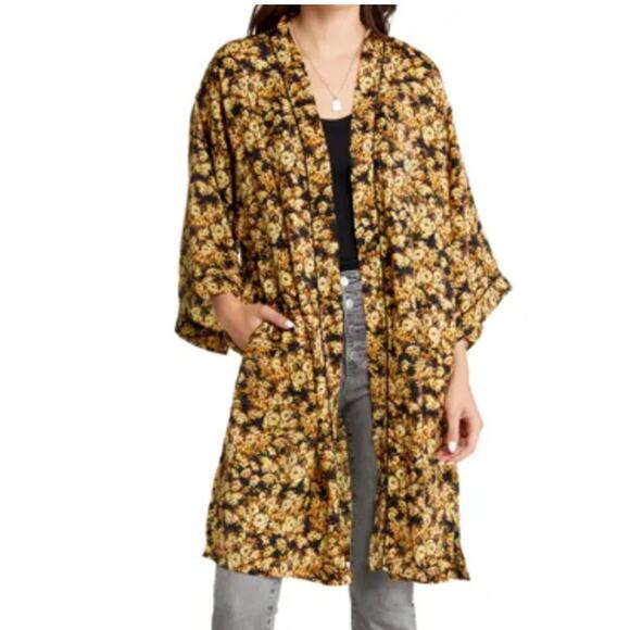 New ~ TREASURE & BOND ~  Nordstrom ~ Kimono Open Front Duster One Size - Picture 2 of 10